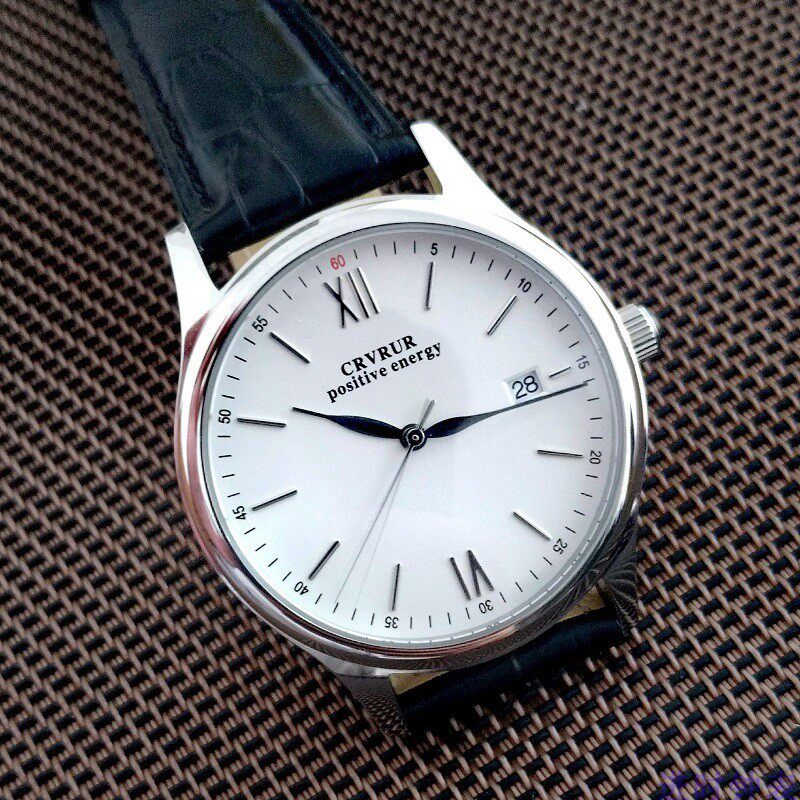 原创手表男表石英电子简约真皮带防水西装腕表潮流个性小众正品牌