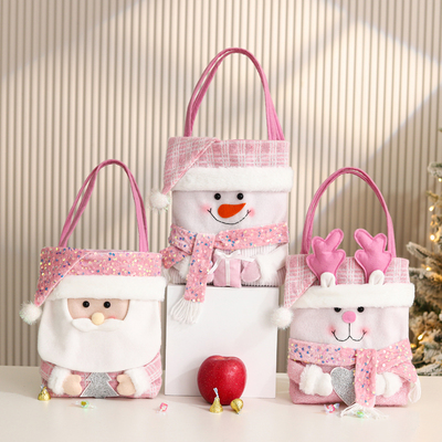 圣诞节礼物手提袋包装袋平安夜平安果圣诞小礼品装饰糖果袋儿童袋