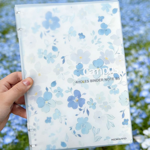 KOKUYO国誉Campus四孔活页本花蕊限定B5可拆卸学生用笔记本子
