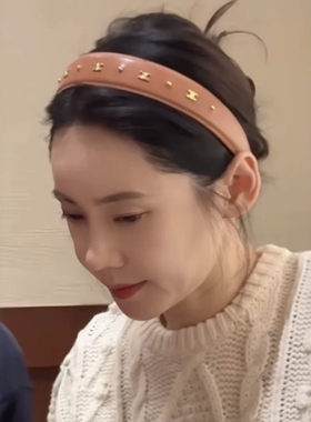 鞠婧祎秋瓷炫同款牛仔凯旋门发箍2026年秋季新款头箍高颅顶发卡