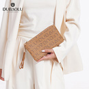 都宝路包包女包新款 手拿手机包钱包卡包休闲百搭拉链手拿包 个性