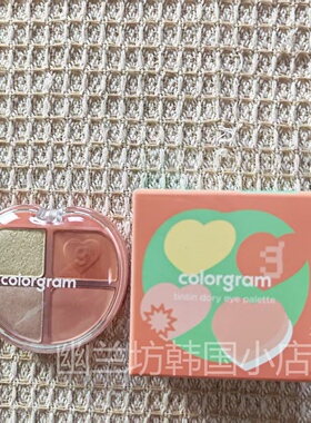 韩国colorgram/四色眼影盘高光哑光提亮眼影细闪眼影盘