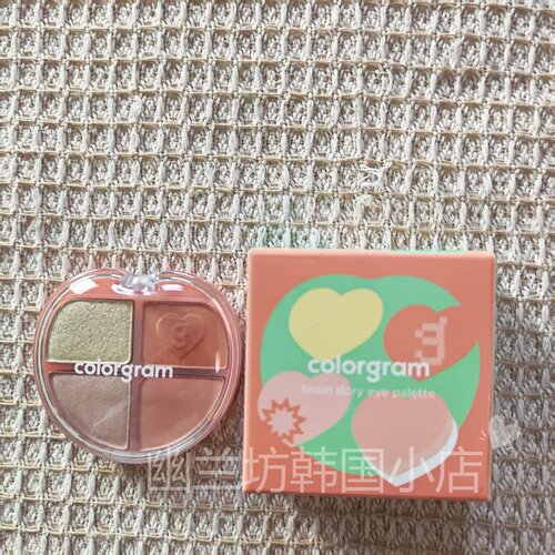 韩国colorgram/四色眼影盘高光哑光提亮眼影细闪眼影盘