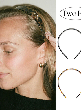 定制法式重工爱心玳瑁发箍秋冬高级感洋气时尚emijay同款2025新款