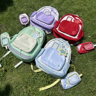 梁拌泡菜LBPC星星痛包双肩包休闲百搭原创设计可爱二次元学生书包