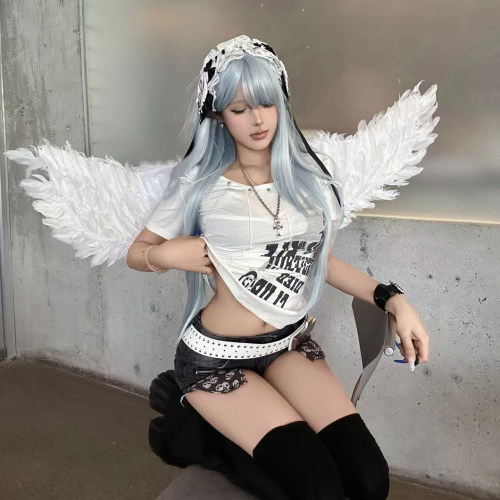 梁拌泡菜#街区密语#铆钉印花T恤