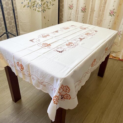 外贸非遗刺绣桌布加厚布艺包邮