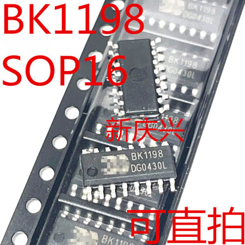全新原装 BK1198 贴片SOP16 BK1198L 1.6V-3.6V收音机调频接收器