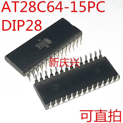 现货可直拍 AT28C64-15PC 直插DIP28 单片机存储器芯片