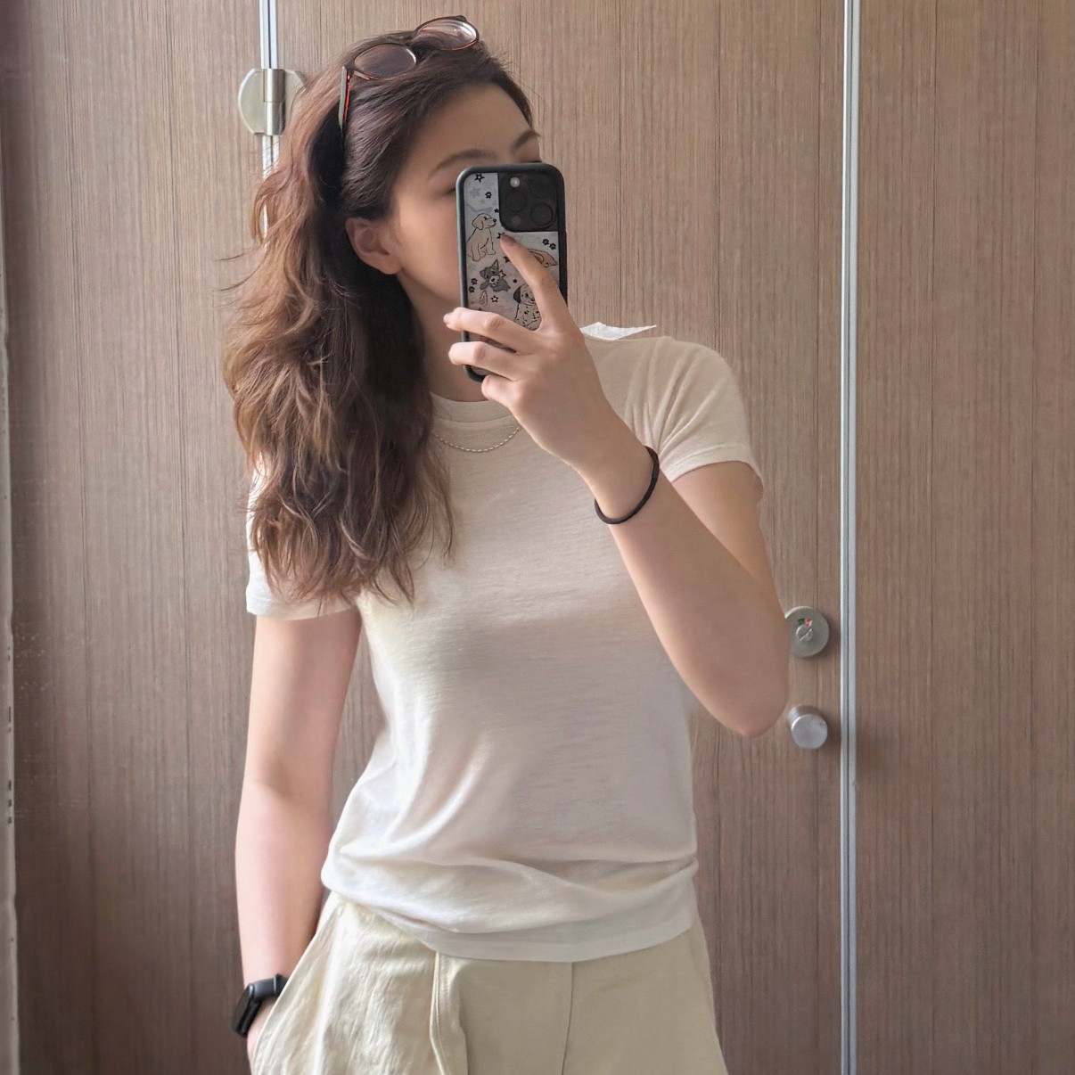 巨软糯！白色面膜T恤女 正肩修身显瘦短袖 夏季透气打底衫