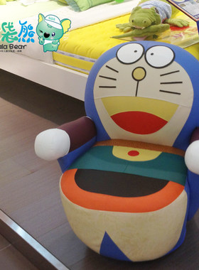儿童沙发小沙发卡通叮当猫旋转功能阅读椅幼儿园可爱哆啦A梦凳子