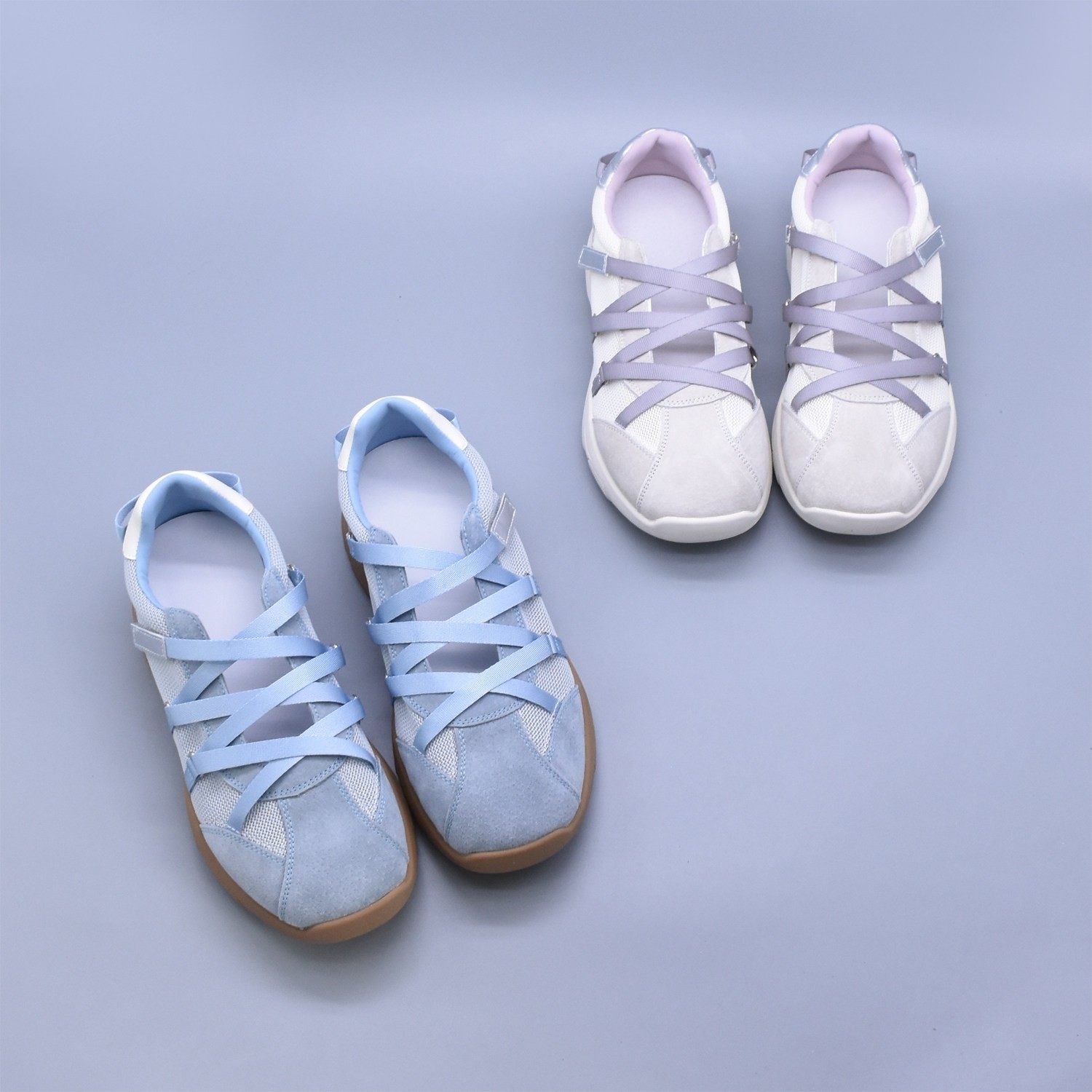 韩系博主~春夏新款百搭交叉带机能风芭蕾玛丽珍休闲鞋女运动鞋潮,女鞋,时尚休闲鞋,淘宝优惠券,粉丝福利购,淘宝优惠卷