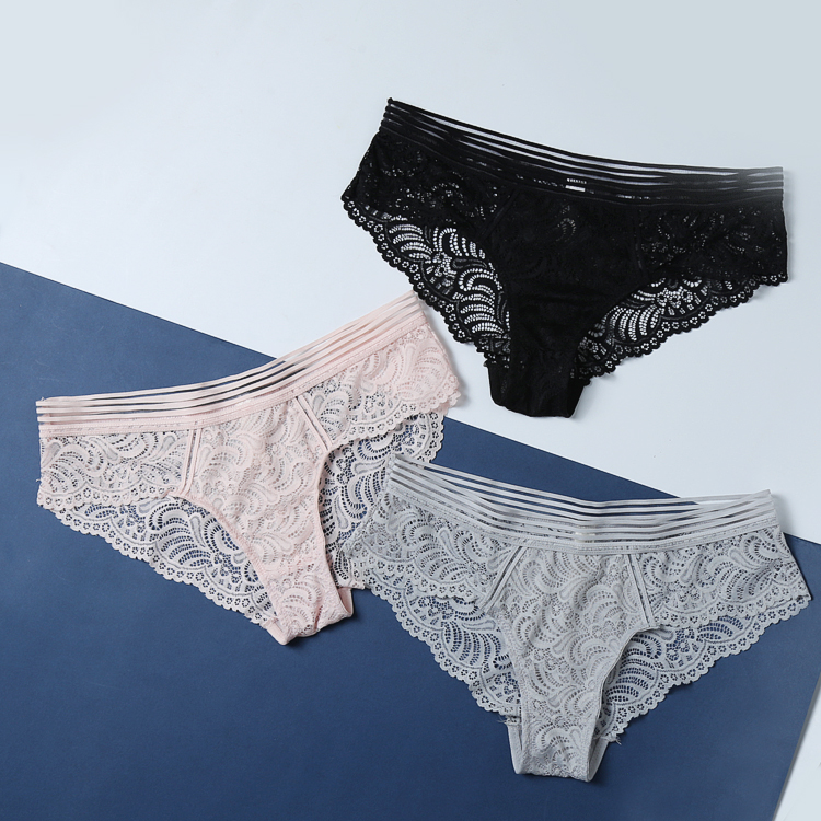 性感女士透气三角内裤5条包邮