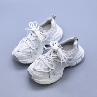 网面休闲运动鞋 厚底老爹鞋 韩版 洋气增高软底女鞋 秋季 包邮 百搭新款