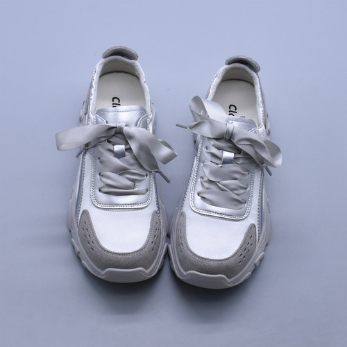 软弹脚感百搭复古芭蕾软底透气新款运动阿甘弹力休闲德训女鞋子潮