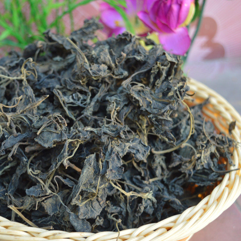 河南特产 农家自晒山芝麻叶脱水蔬菜 干菜 干货芝麻叶 500g包邮