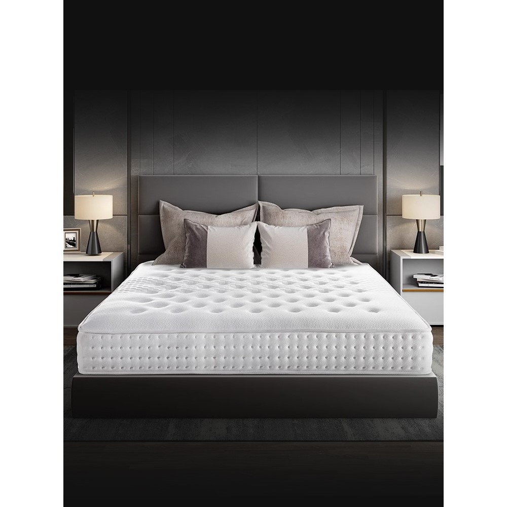 喜临门五星级酒店家用天然乳胶独立弹簧舒适软硬两用超软透气席梦