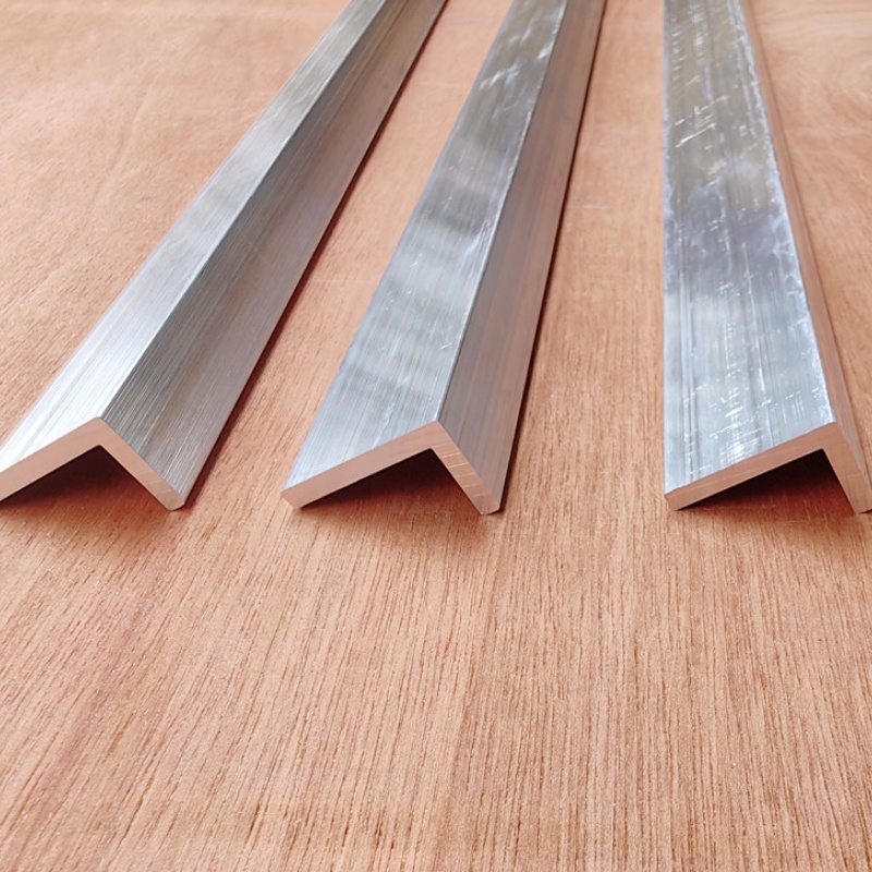 铝合金等边不等边L型角铝90度直角护角包边条三角铝型材打孔开槽