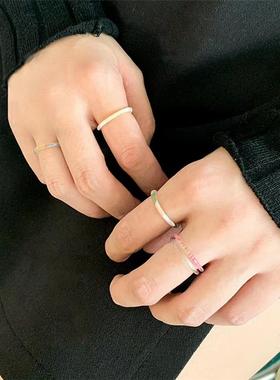 New Fashion Korea 2023 Chic Colorful Transparent Resin Acryl