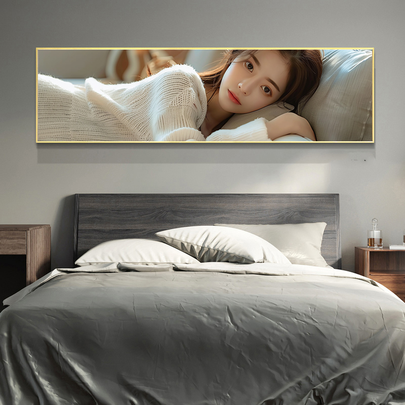 主卧床头画性感美女人物房间墙面装饰背景画宾馆酒店卧室装饰挂画