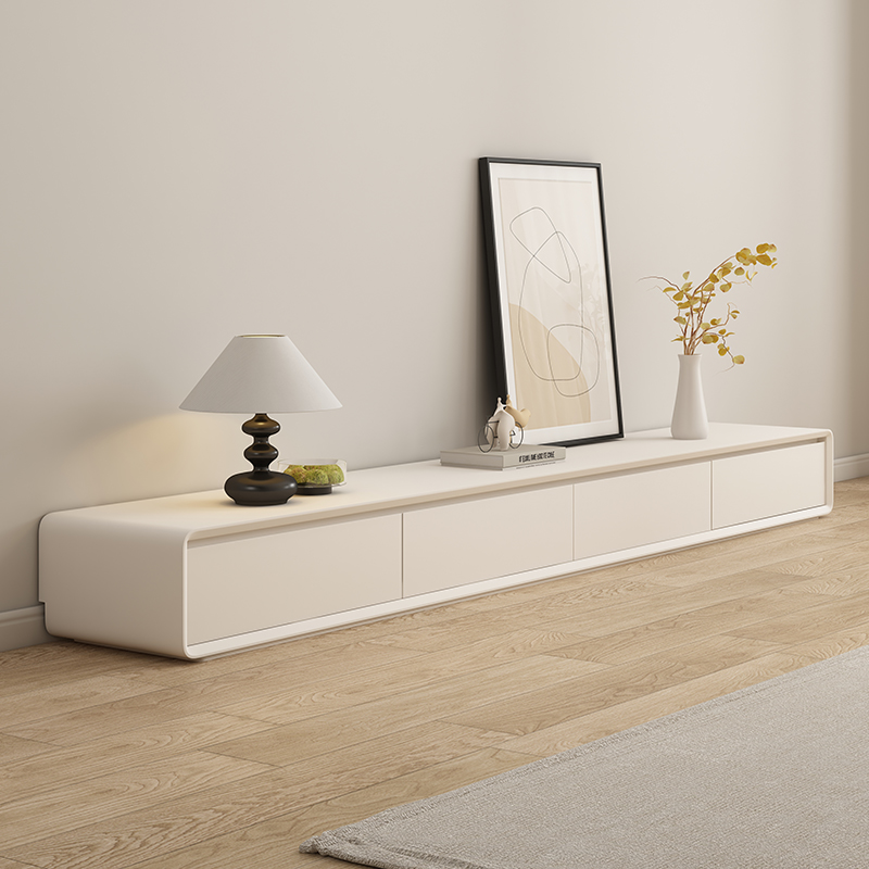 全友家居2025新款电视柜茶几组合现代简约客厅家用奶油风实木落地