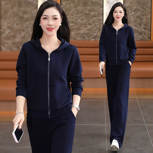2026秋连帽开衫女运动套装新款