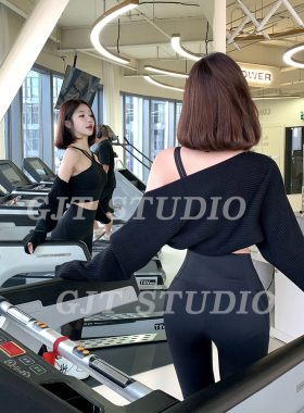 GJT韩系高质感瑜伽健身上衣外套针织保暖防晒外搭披肩坎肩女