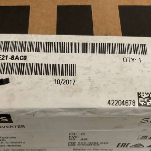 （议价)6sl3120-1te21-8ac0