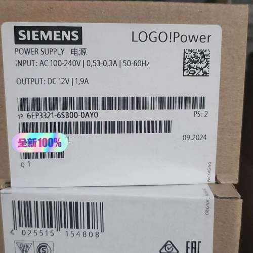 （议价)6EP3321-6SB00-0AY0  LOGO电源模