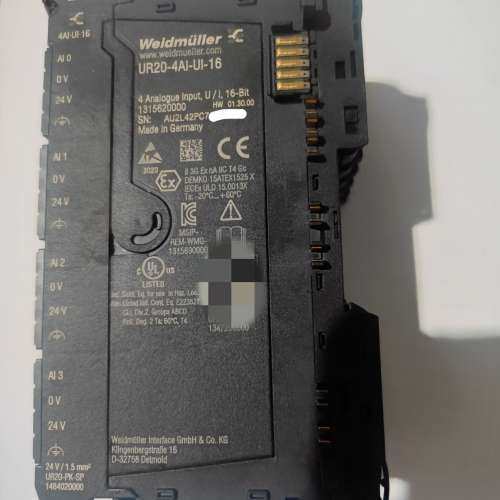 （议价)魏德米勒UR20-4AI-UI-16