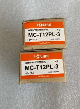 （议价)三IOLINK MC-T12PL-3接口终端，图拍