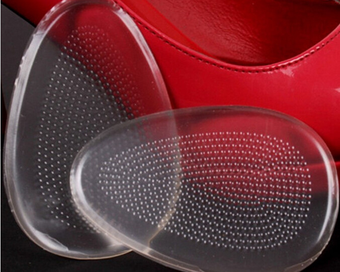 HIGH HEEL INSOLE SOLE PAD FOREFOOT PAD HALF PAD HALF SIZE PAD THICKENED FOREFOOT PAD SILICONE FEMALE SUPER SOFT AND NON-SLIP