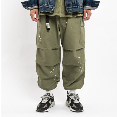 NORELIGION 国潮D65工装裤水洗宽松直筒口袋抽绳非madness dcdt|ruв категории Мужская одежда, брюки - от Buy2taobao.com для оказания профессиональной услуги покупки агента Taobao