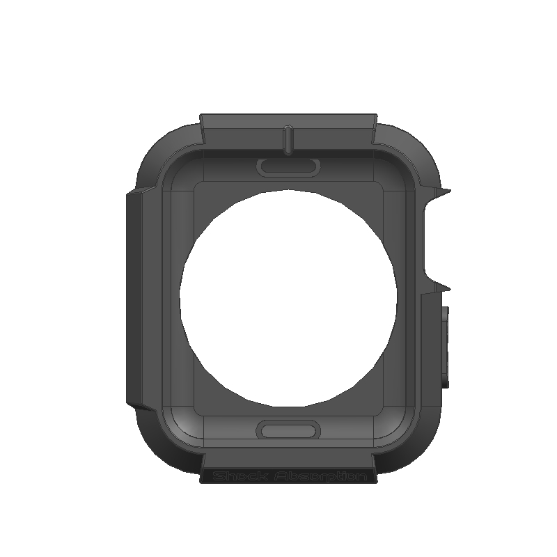 肥熊适用Apple Watch SE/4/5/6/3/2代Series S6表带苹果手表带防摔保护壳保护套硅胶套保护套38/40/42/44mm