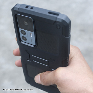 K50U 肥熊战术通勤适用小米红米K50至尊版 K50 Ultra PRO防摔手机壳手机套军事风保护套加厚保护壳 小米12T