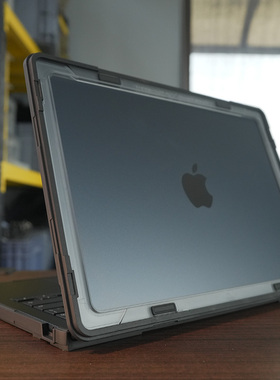 肥熊探索适用苹果MacBook Air Pro 14寸2025款13.6寸M2/M3/Pro A2442 A2779防摔保护壳外壳电脑壳战术保护套