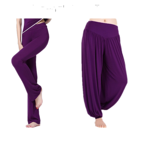 春夏广场舞服装灯笼裤女莫代尔女