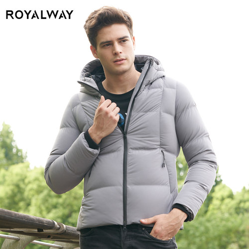 ROYALWAY鹅绒羽绒服90绒无缝压胶