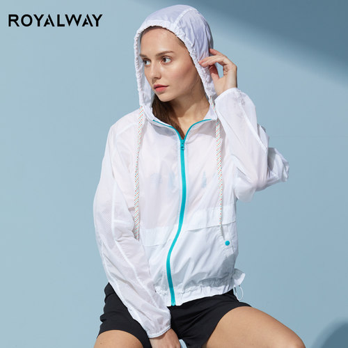 ROYALWAY轻薄皮肤衣女夏遮阳夹克
