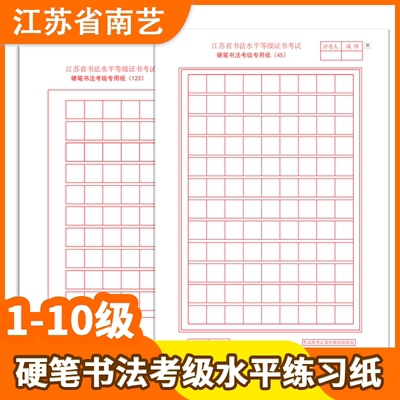 江苏南艺空白用纸硬笔16开