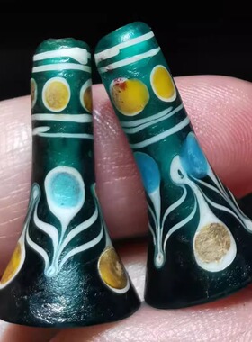 14231老琉璃古珠古董珠宝文玩