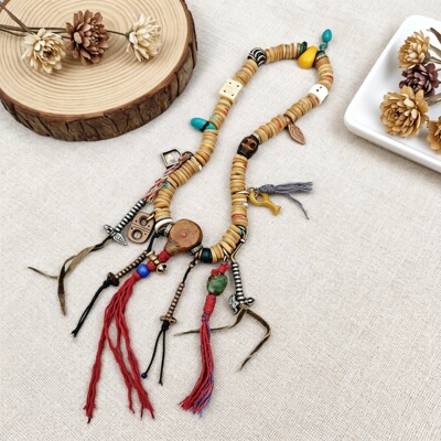 15418老噶吧啦108佛珠文玩念珠Old Gabala 108 Beads Prayer Mala