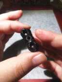 13609 藏传老紫檀金刚杵吊坠背云​