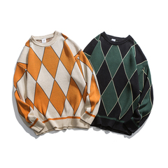 秋冬新品圓領套頭毛衣棉