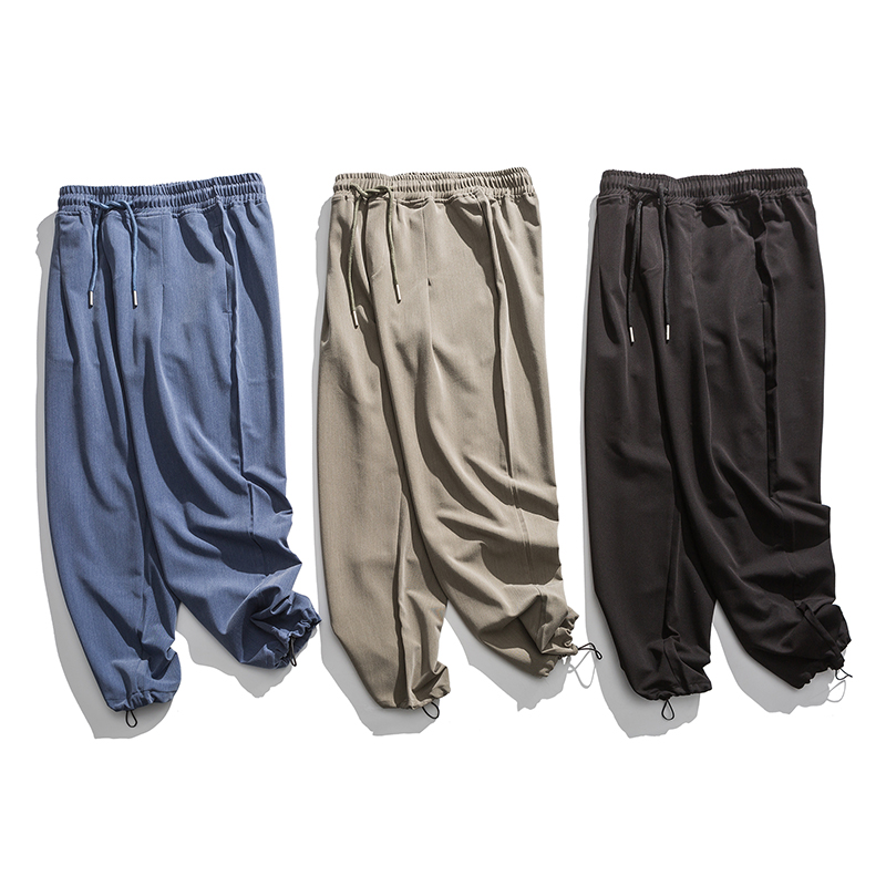 Spring solid casual Capris (100% cotton)