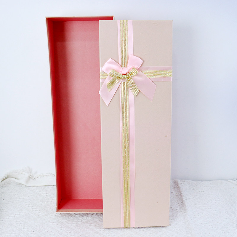 鲜花包装礼盒挚爱长方形花盒玫瑰花盒子套二花束盒礼品高档盒空盒