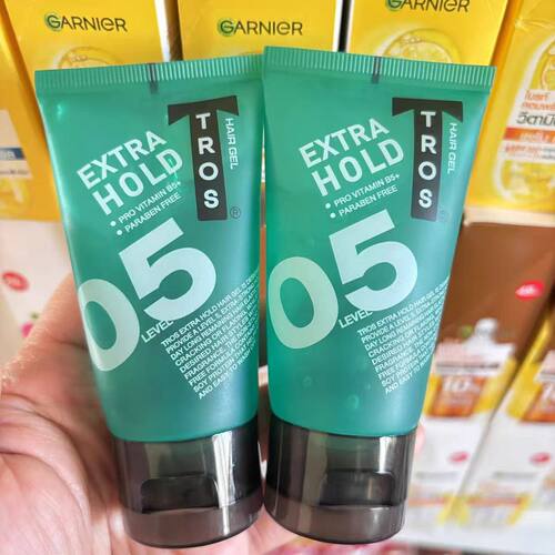 现货 泰国TROS头发定型啫喱发胶 strong hold保持6小时 45克