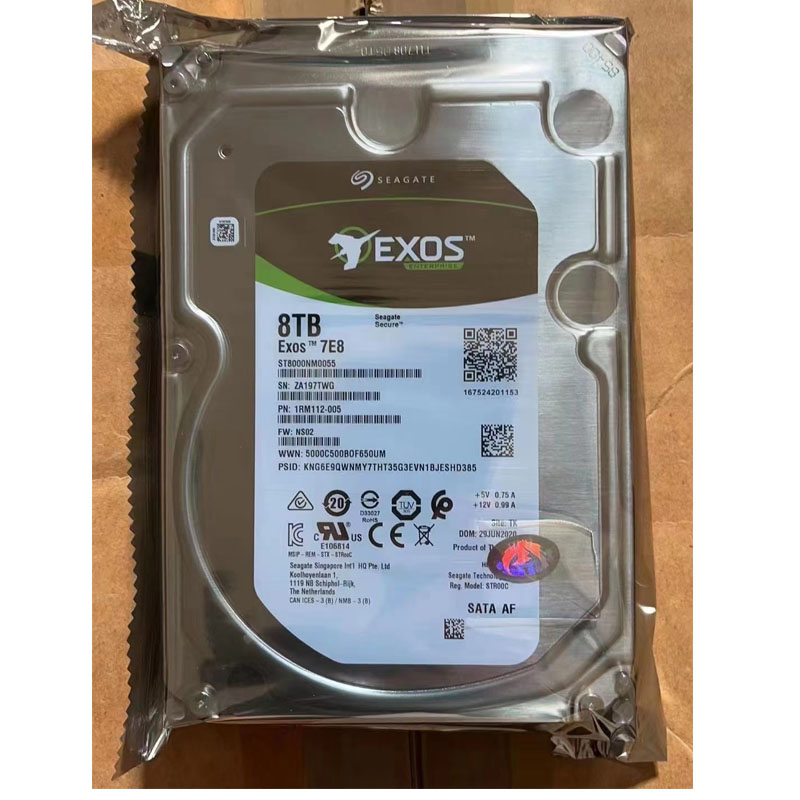 希捷 ST8000NM0055银河系列企业级 8TB硬盘服务器NAS硬盘SATA - 实物图