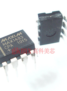 IC集成电路芯片MAX1483CPA DIP8 RS-485 收发器  10元/PCS