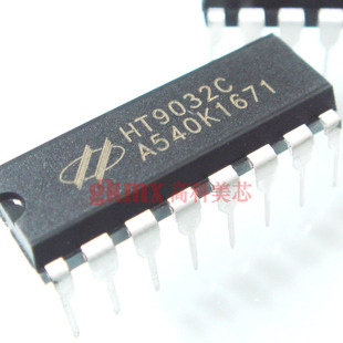 高科美芯 集成电路HT9032C DIP16呼叫线路识别接收器4元/PCS